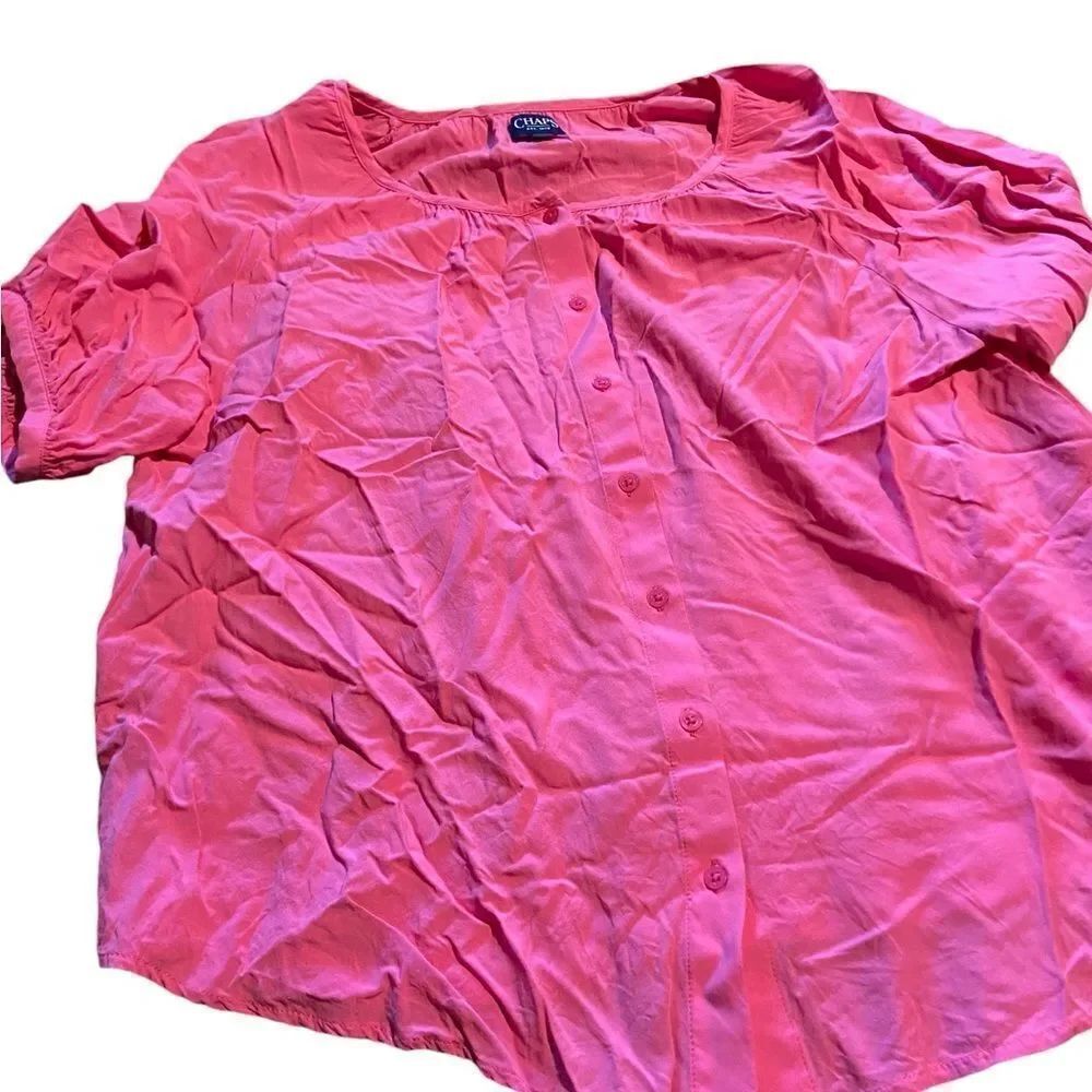 Chaps size medium short sleeved blouse excellent condition see pics